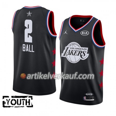 NBA Los Angeles Lakers Trikot Lonzo Ball 2 2019 All-Star Jordan Brand Schwarz Swingman - Kinder